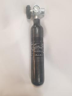 Best Fittings - Carbon fles 0,5L 300 Bar Met Kraan